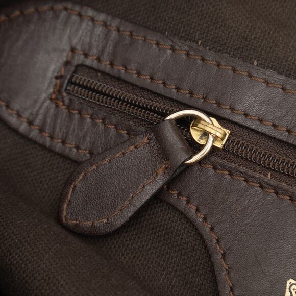 Burberry Leather Trimmed Haymarket Nova Check Medium Tote Bag Vintage - Picture 13 of 13